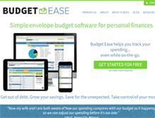Tablet Screenshot of budgetease.com